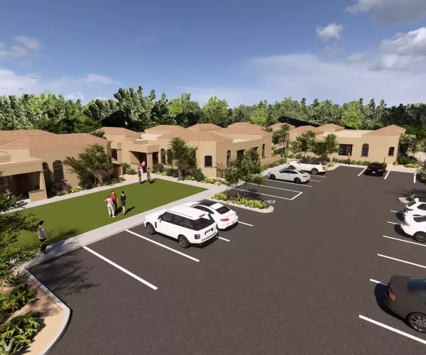 3D Rendered Townhome